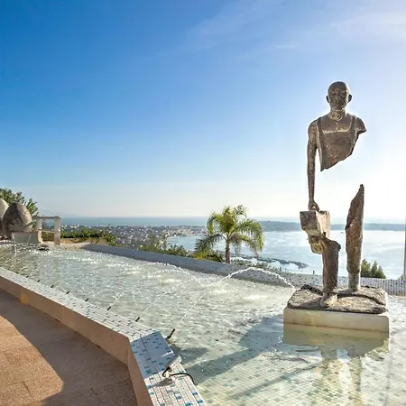 Immogroom - Terrace With Panoramic Sea View - Pool -ac Daire Vallauris